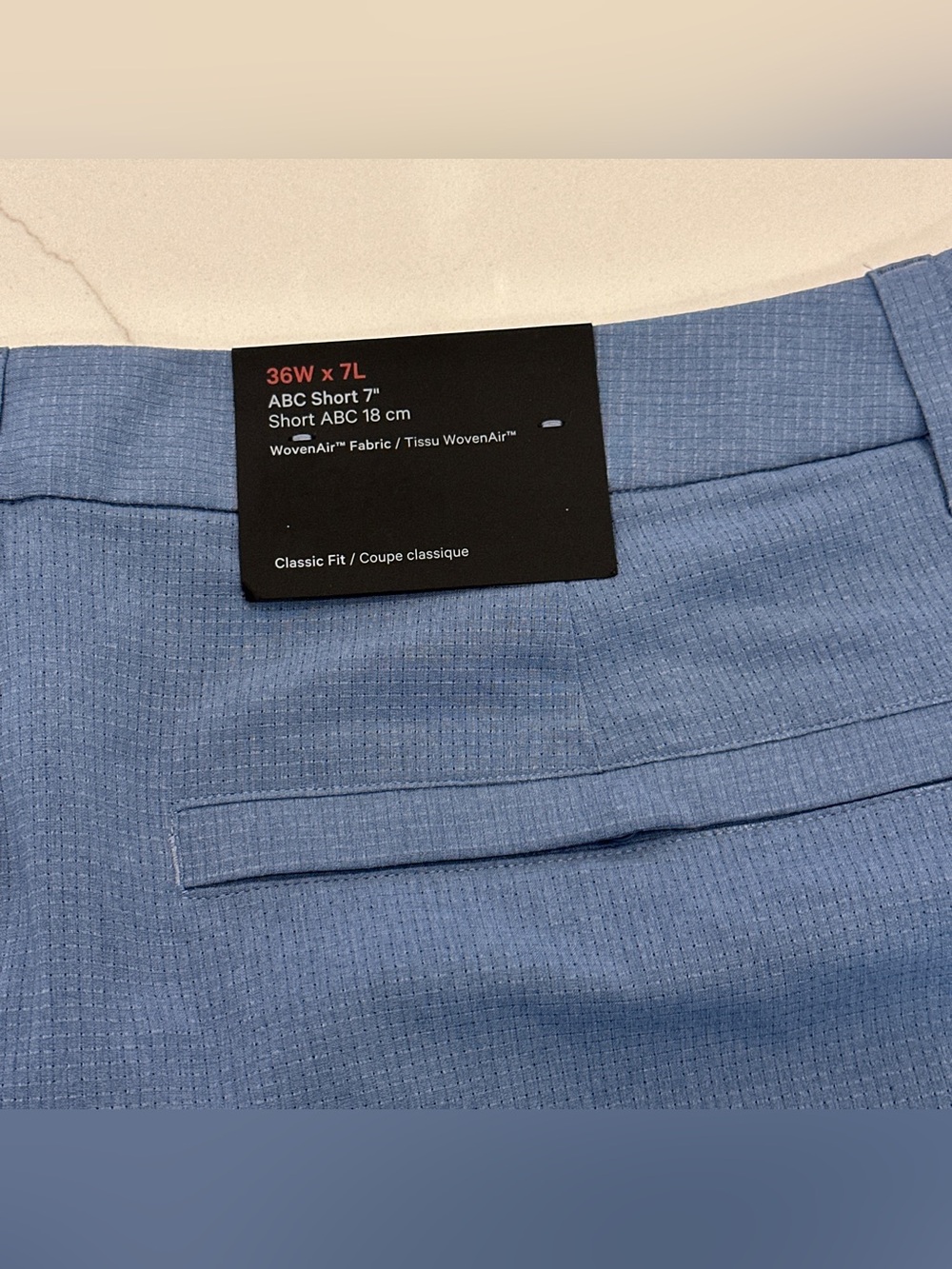 Lululemon ABC Classic-Fit Short 7" WovenAir  Mens Size 36, Blue NWT - Picture 9 of 10
